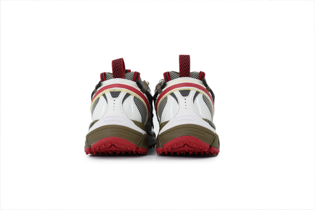 Off-White Be Right Back Women's Men's Black, Red & Olive Chunky Sneakers