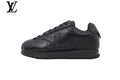 Louis Vuitton shoes for man  women Low-Top Leather Sneakers - Black