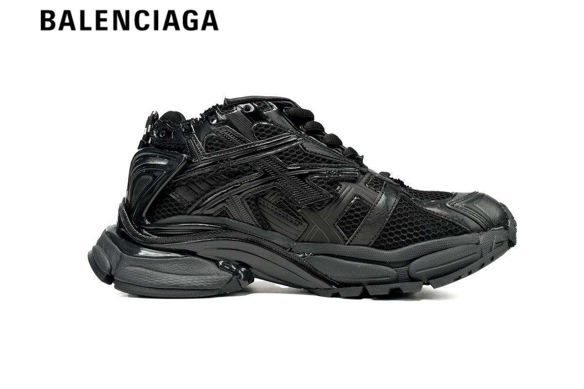 Balenciaga Runner men's shoes  women sneakers Black