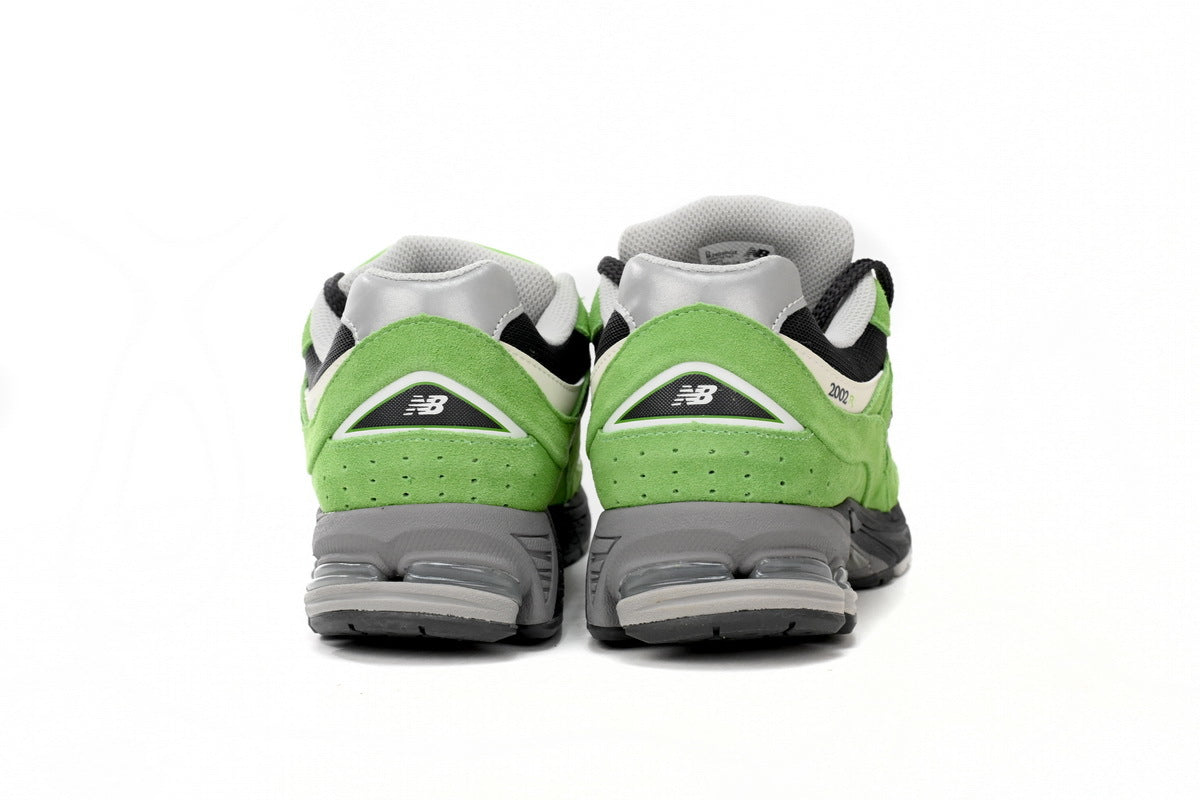 New Balance 2002R Women's & Men's Lime Green & Black Retro Sneakers