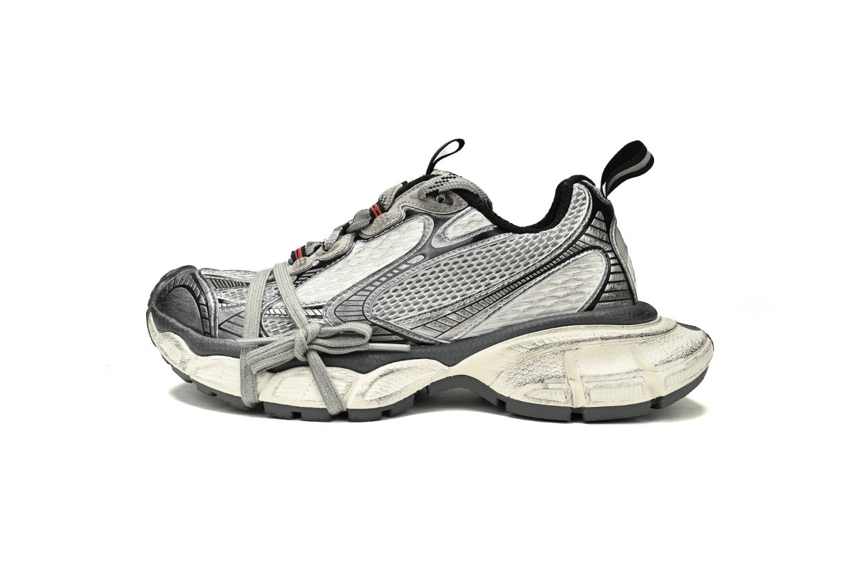 Balenciaga 3XL  men's shoes Track Sneaker – Low-Top Chunky Sole balenciaga runners  White lime