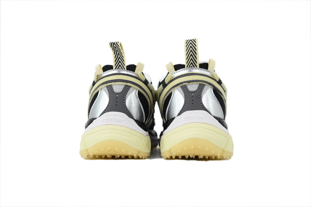 Off-White Be Right Back Women's Men's Black, Cream & Silver Chunky Sneakers