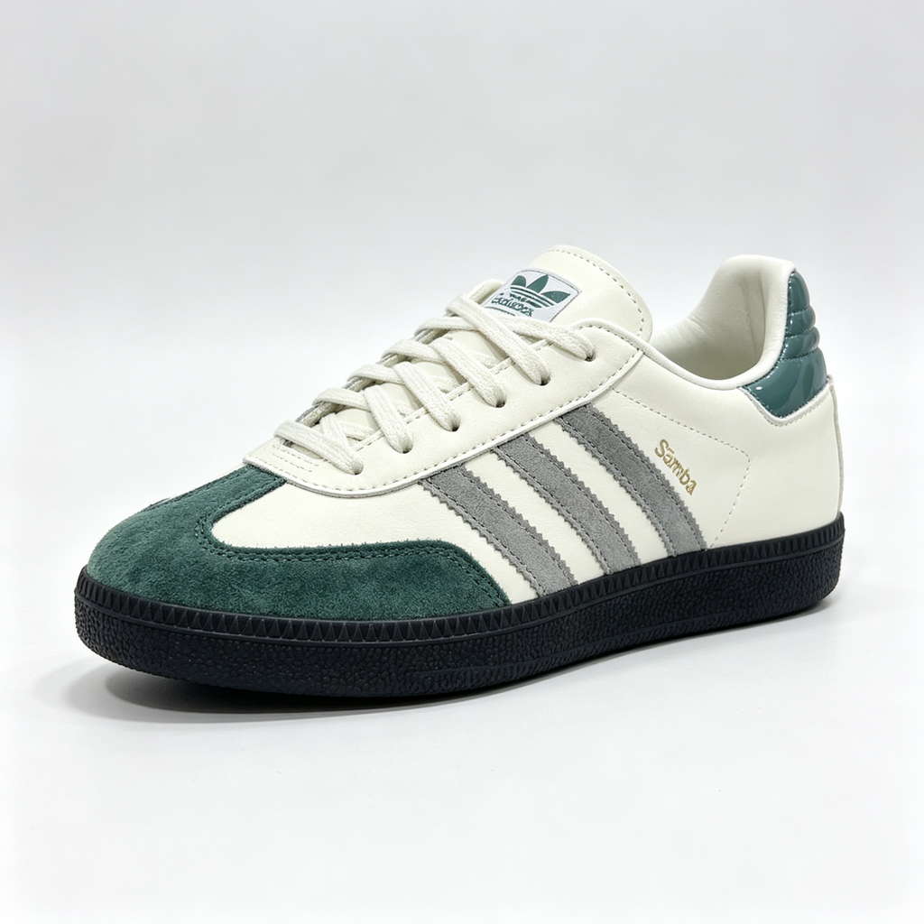 adidas samba  women's shoes  men's samba sneakers adidas samba OG 'Off-White / Green / Grey'