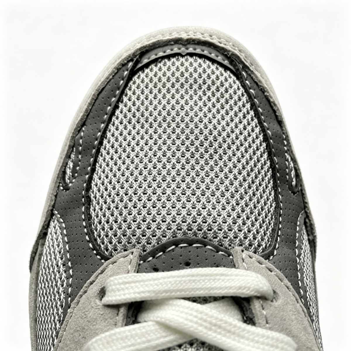 New Balance 990v3 Light Grey Olive Women's & Men's Retro Sneakers