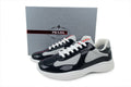 Prada America's Cup Sneakers slip ons womens  prada designer mens shoes Dark gray