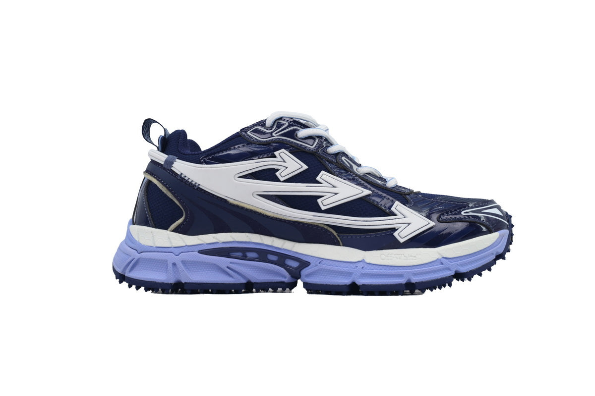 Off-White Be Right Back Women's Men's Navy & Lilac Chunky Sneakers