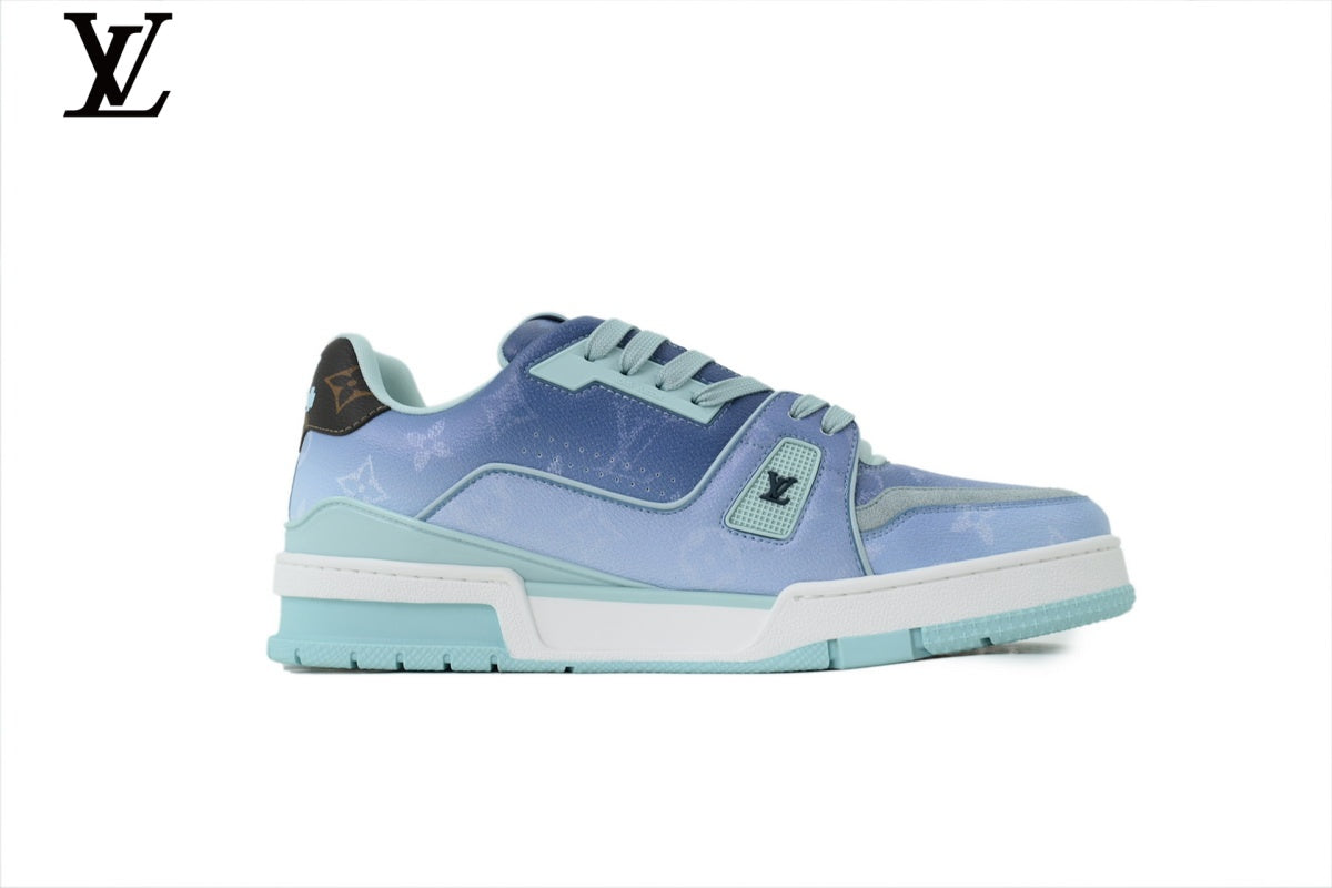Louis Vuitton LV shoes for man  women Trainer Sneaker