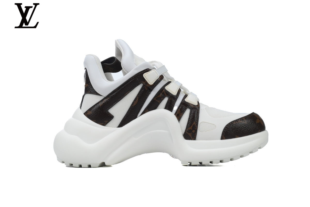 Louis Vuitton LV  shoes for man  women Archlight Sneaker – White Monogram