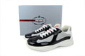 Prada America's Cup Sneakers  slip ons womens  prada designer mens shoes Dark gray