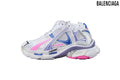 Balenciaga Runner men's shoes  women sneakers – White, Pink & Purple
