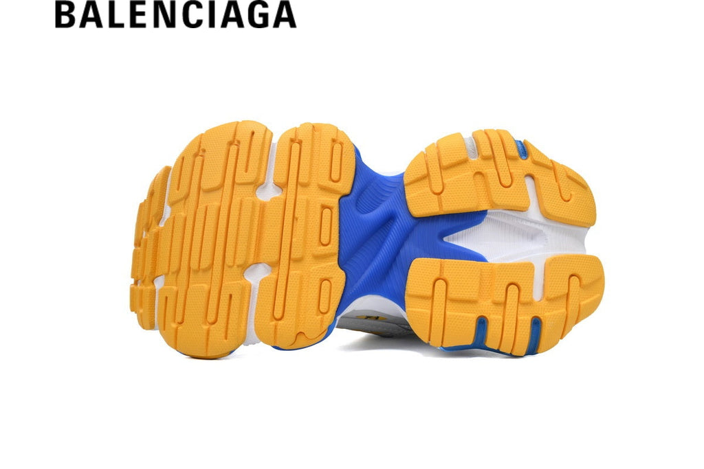 Balenciaga Cargo men's shoes  women sneakers White Yellow Blue