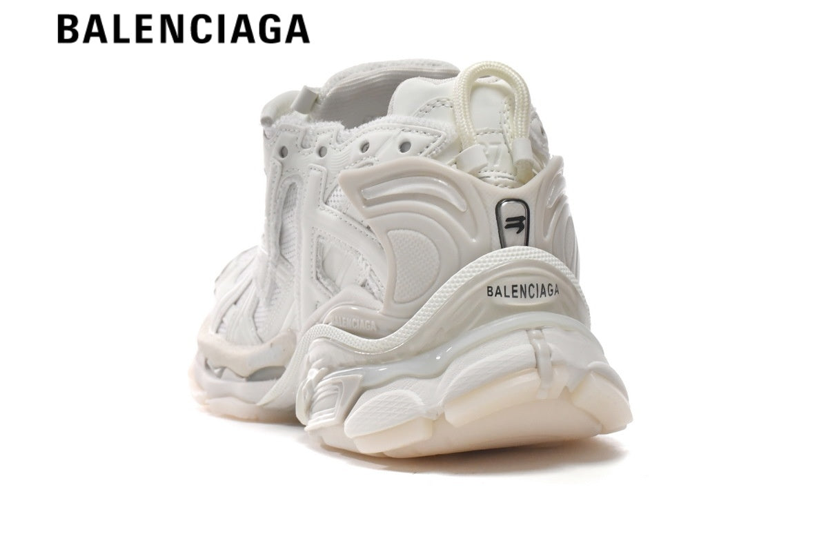 Balenciaga Runner men's shoes  women sneakersWhite