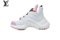 Louis Vuitton shoes for man  women Archlight Sneaker – White & Pink