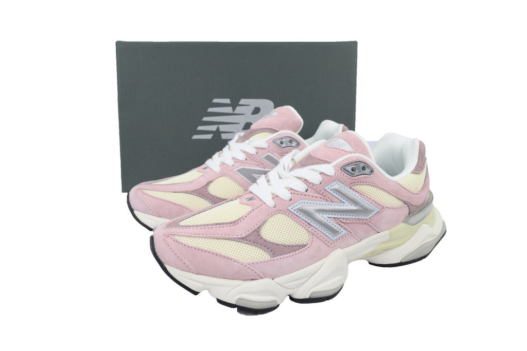 New Balance 9060 Women's & Men's Pink & Cream Chunky Retro Sneakers