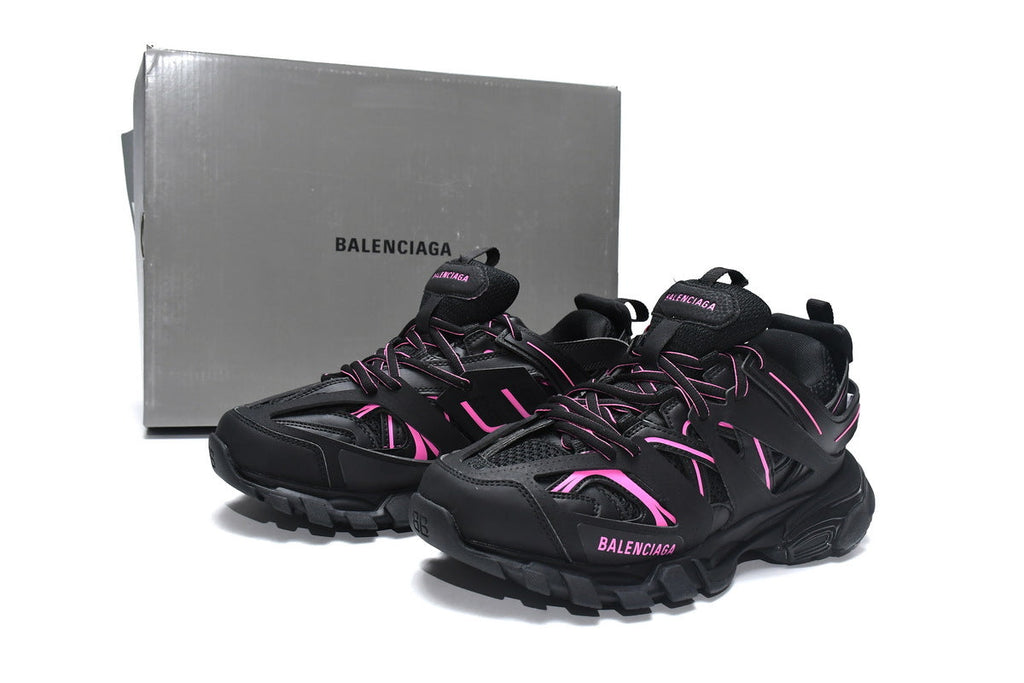 Balenciaga men's shoes Track Sneaker balenciaga runners Black and pink