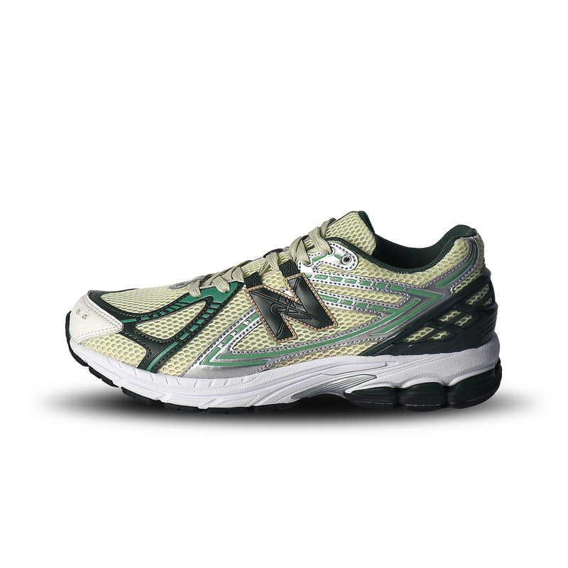 New Balance 1906R Women's & Men's Cream & Green Retro Mesh Sneakers