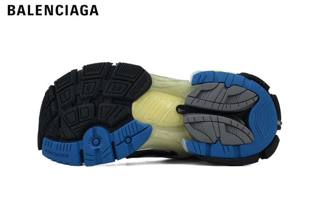 Balenciaga Runner men's shoes  women sneakers — Green / Blue / Black
