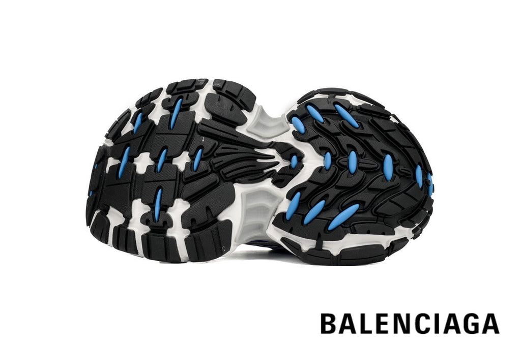Balenciaga Runner men's shoes  women sneakers – White & Blue