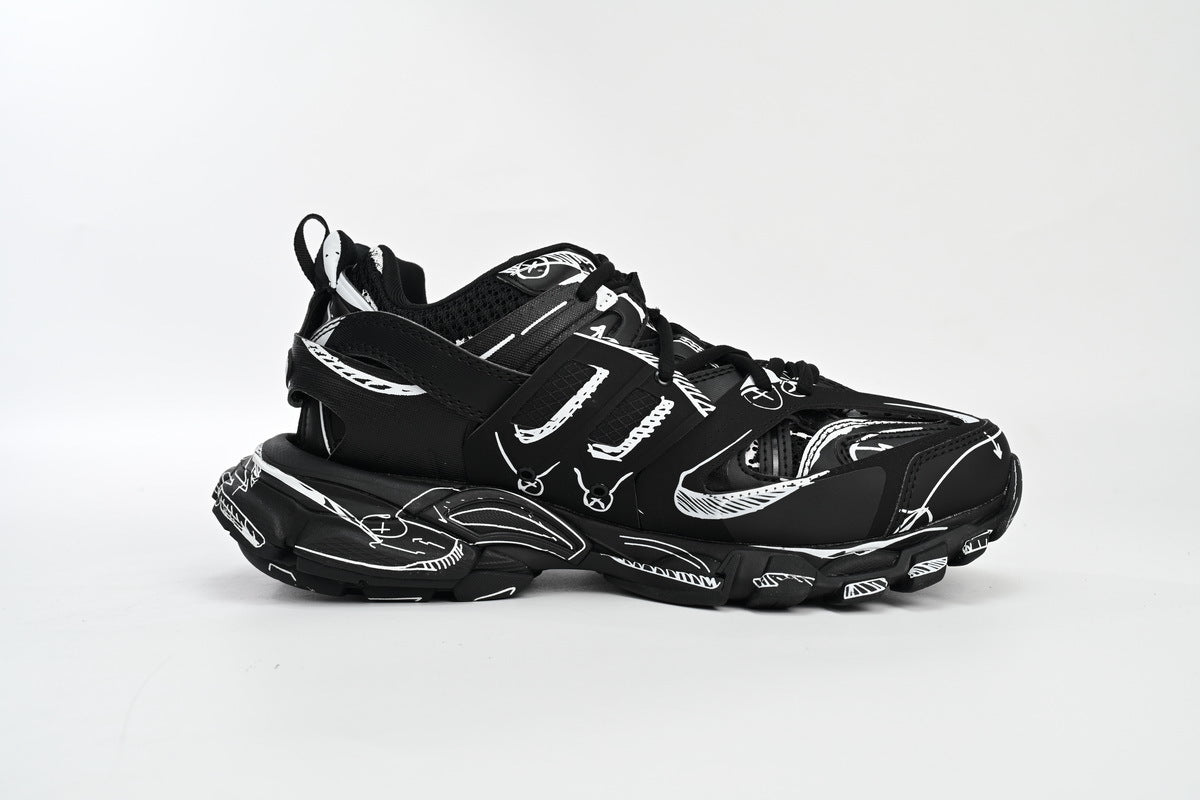 Balenciaga men's shoes Track Sneaker  balenciaga runners black