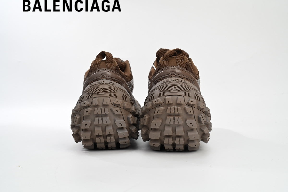 Balenciaga Brown Defender men's shoes  women sneakers