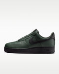 Nike Air Force 1 '07 Dark Green Black Swoosh Sneakers mens low top shoes