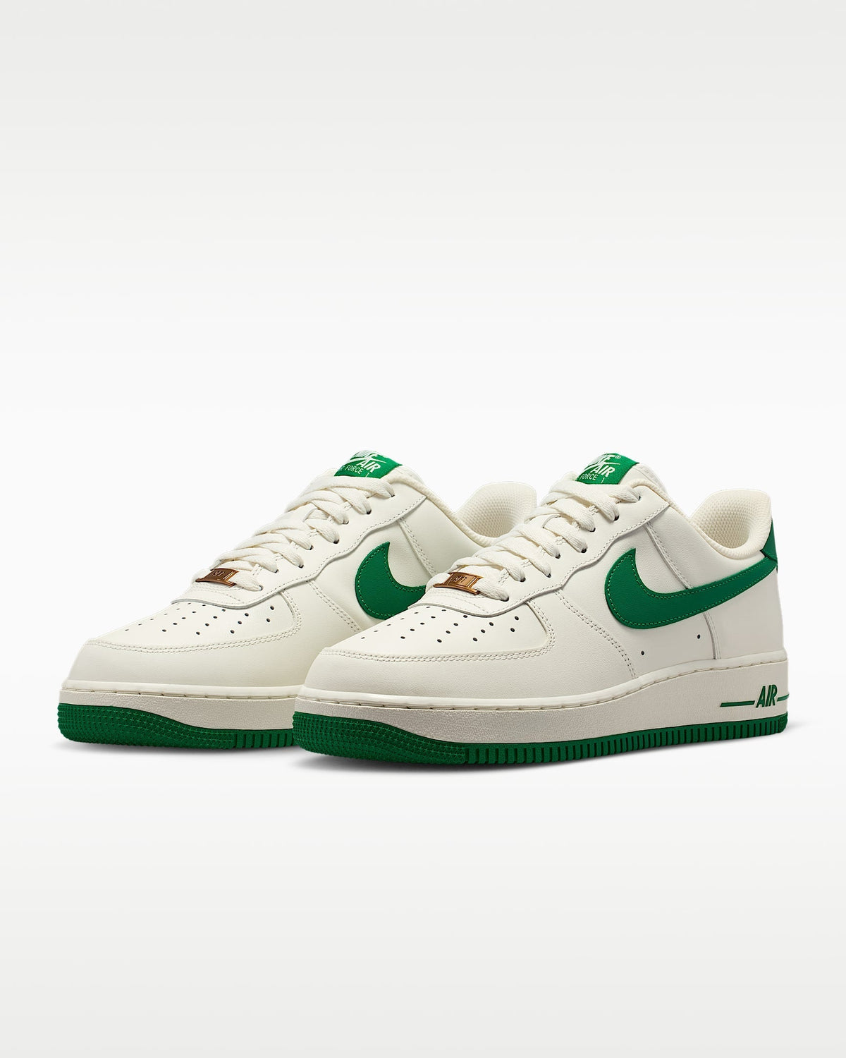 Nike Air Force 1 '07 Sail and Malachite Green Sneakers mens low top shoes