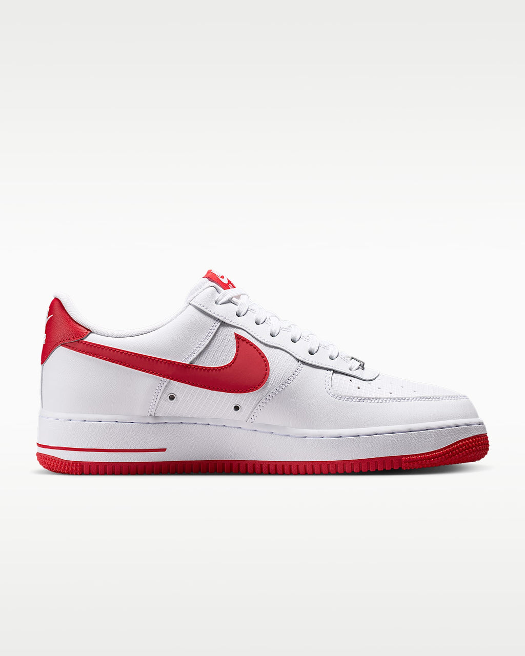 Nike Air Force 1 '07 Light Grey Black Swoosh mens low top shoes