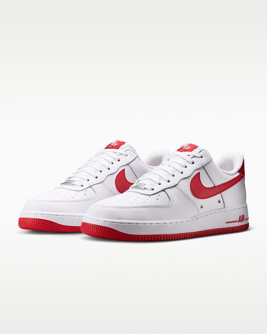 Nike Air Force 1 '07 Light Grey Black Swoosh mens low top shoes