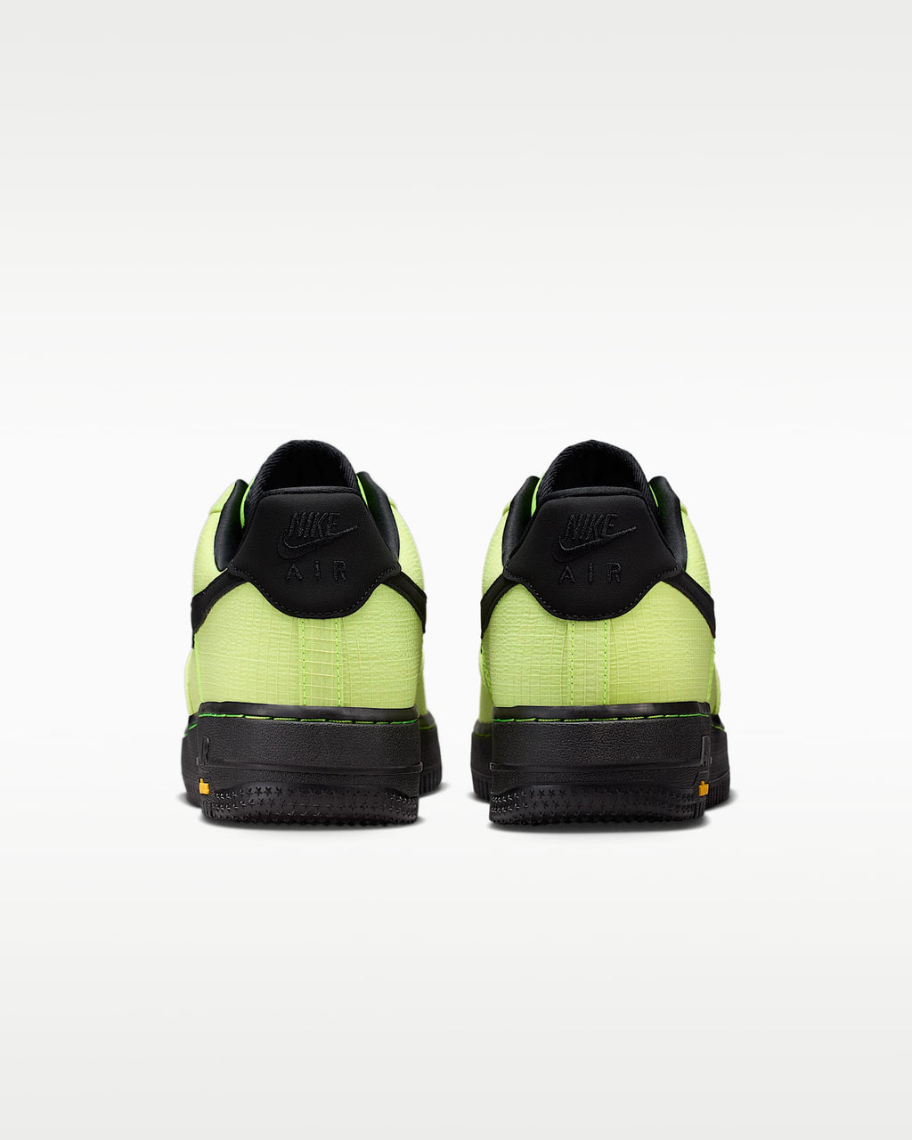 Nike Air Force 1 '07 Volt Grid Fabric Vibram Outsole Sneakers mens low top shoes
