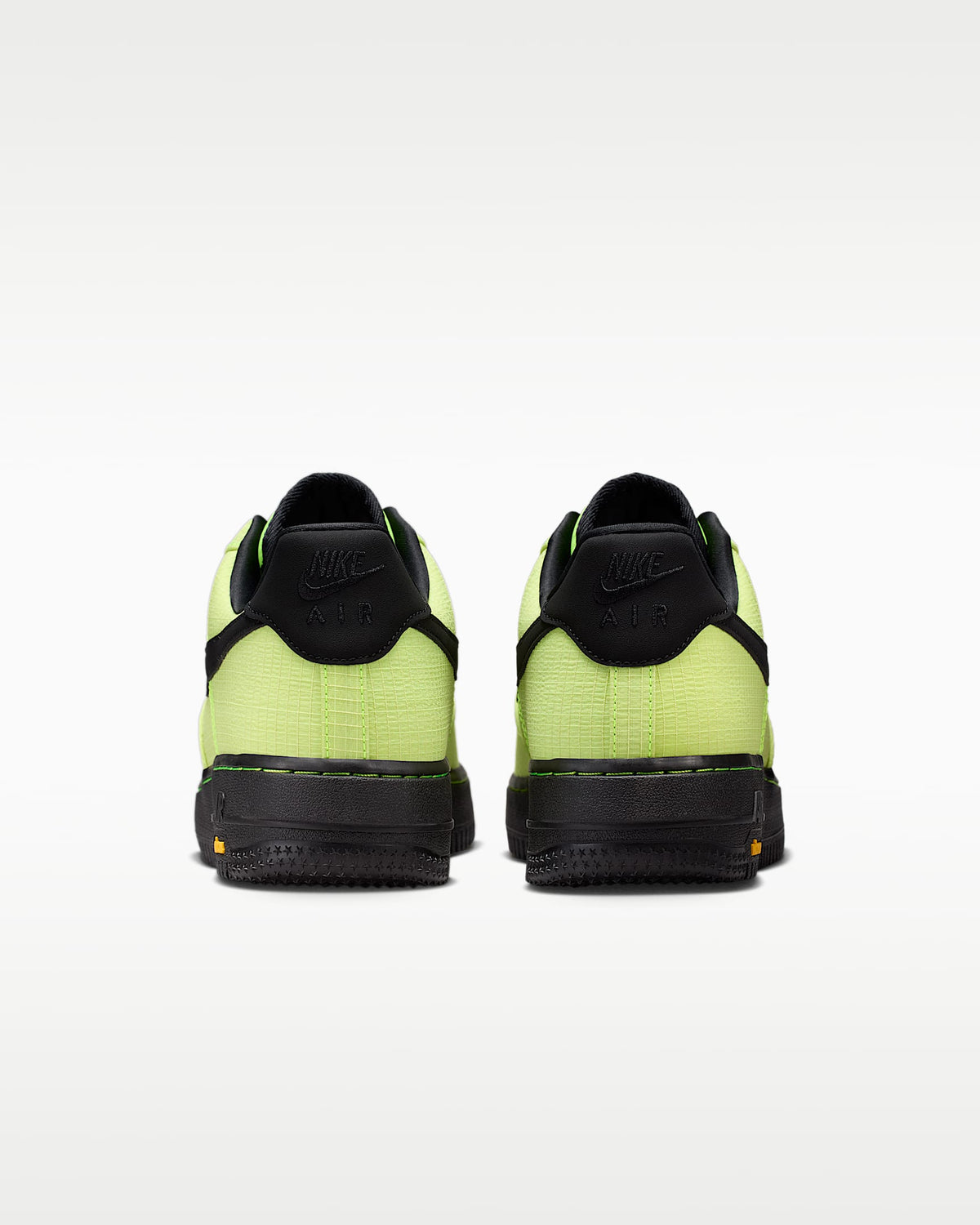 Nike Air Force 1 '07 Volt Grid Fabric Vibram Outsole Sneakers mens low top shoes