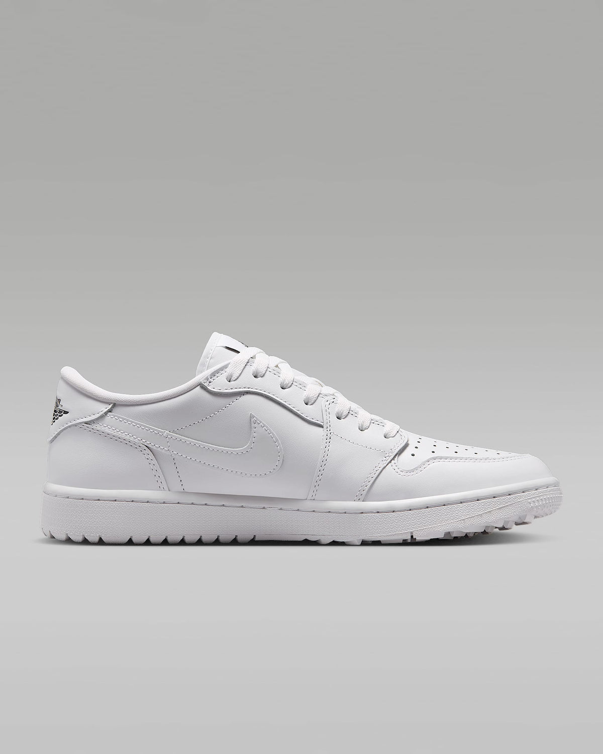 nike mens low top shoes Air Jordan 1 Low G Golf Triple White Sneakers