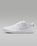 nike mens low top shoes Air Jordan 1 Low G Golf Triple White Sneakers