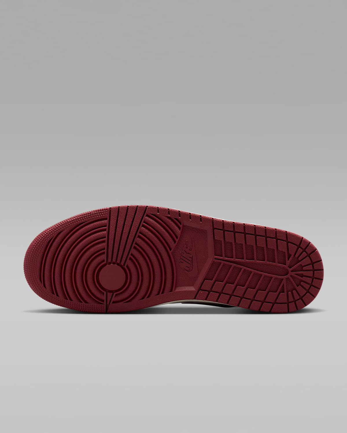 nike mens low top shoes Air Jordan 1 Low OG Sail Burgundy Dark Brown Swoosh Leather Sneakers