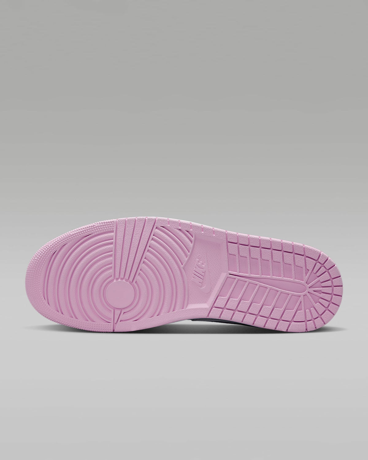 nike mens low top shoes Air Jordan 1 Low White Pink Mixed-Material Sneakers