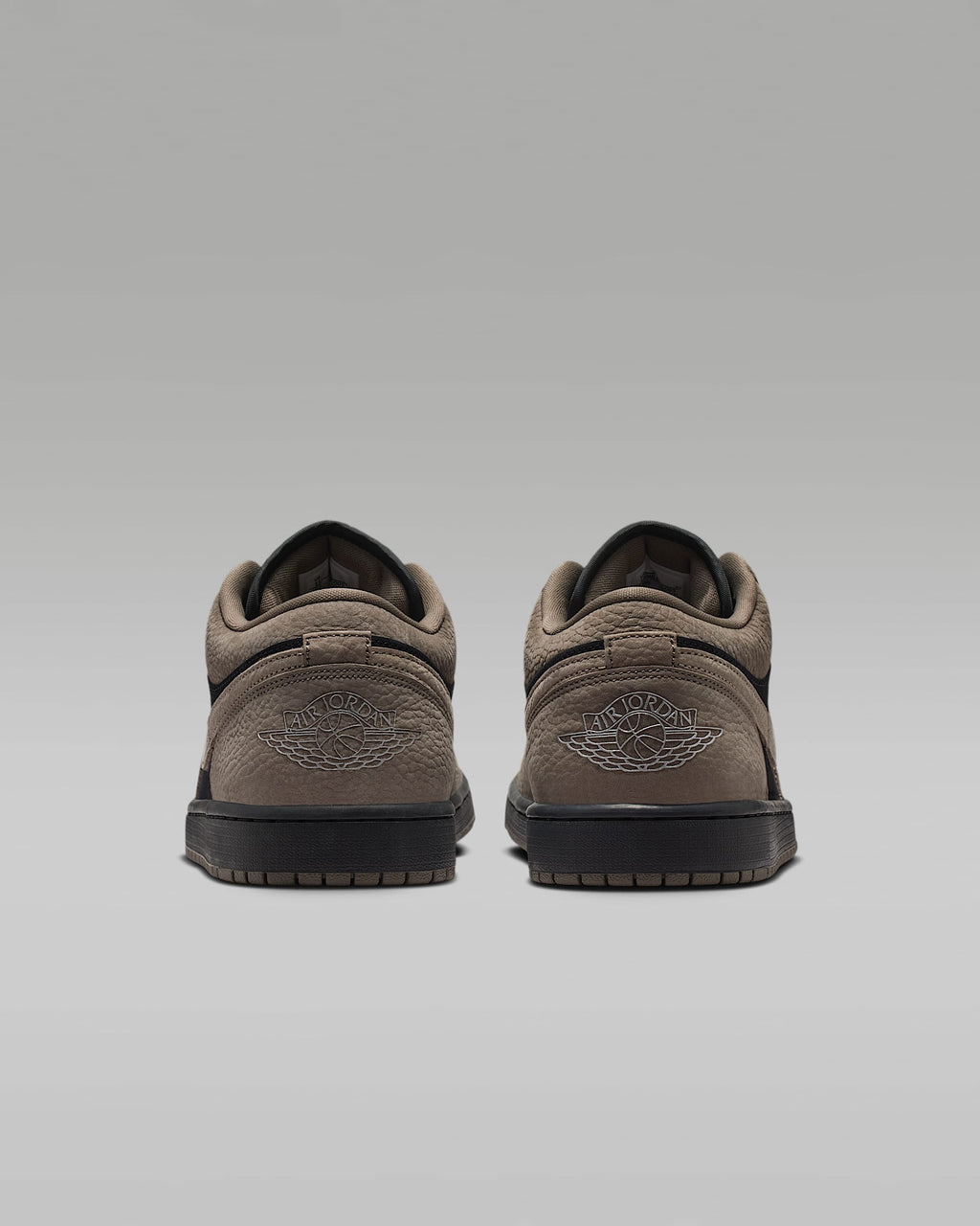 nike shoes for men  Air Jordan 1 Low OG Black Taupe Suede Leather Sneakers