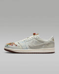 nike mens low top shoes Air Jordan 1 Low OG Light Denim Floral Embroidery Sneakers