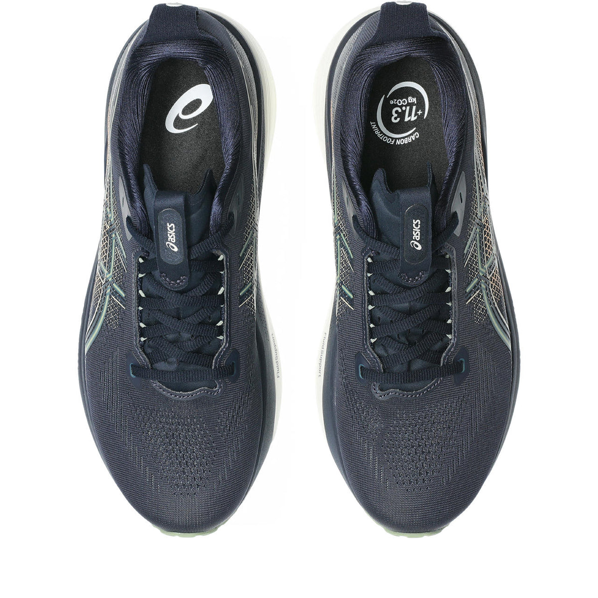 Asics  shoes  neutral running shoes mens  sneakers Gel-Kayano 33 Midnight Navy / Sage Green