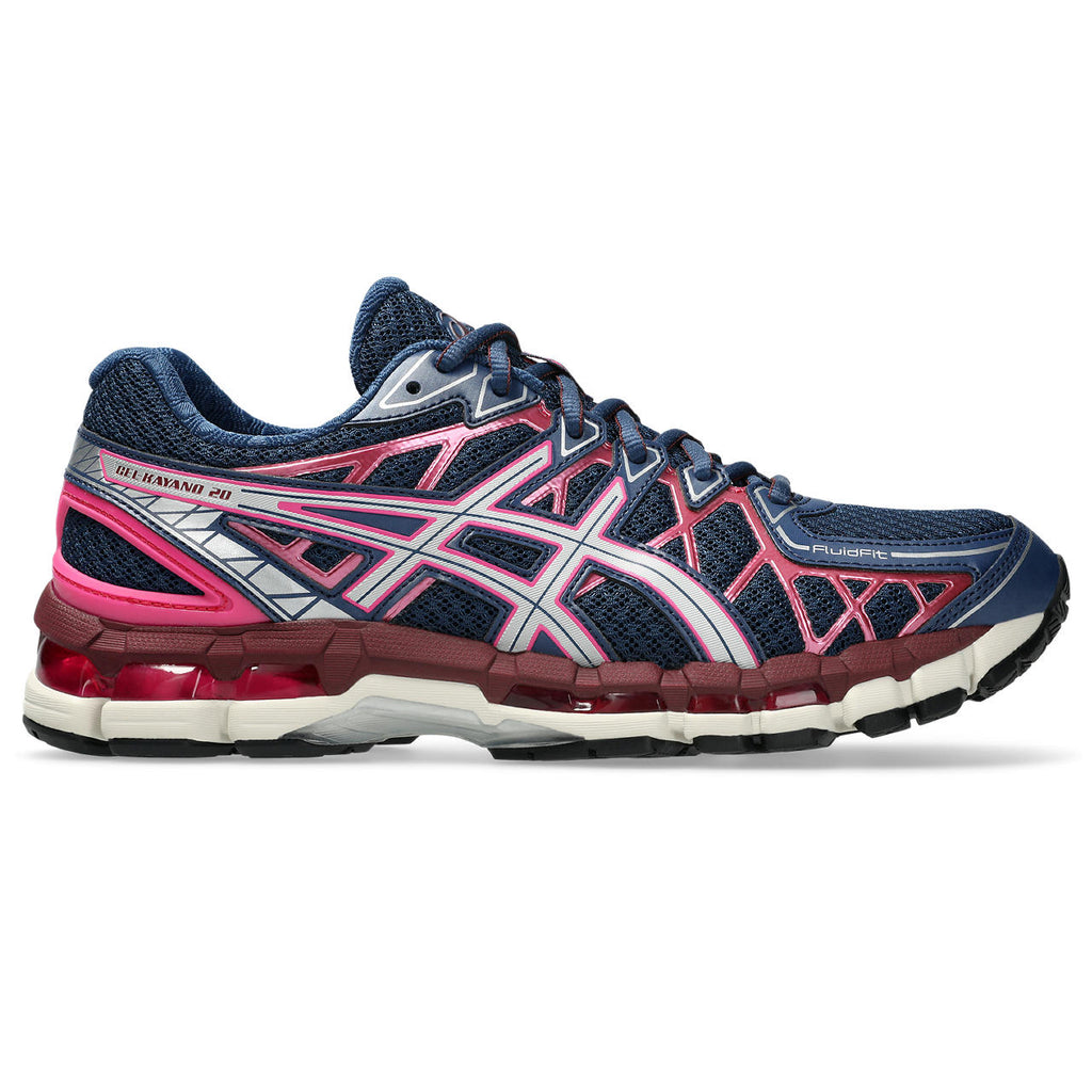 Asics  shoes  neutral running shoes mens  sneakers Gel-Kayano 20 Navy Blue / Silver / Hot Pink