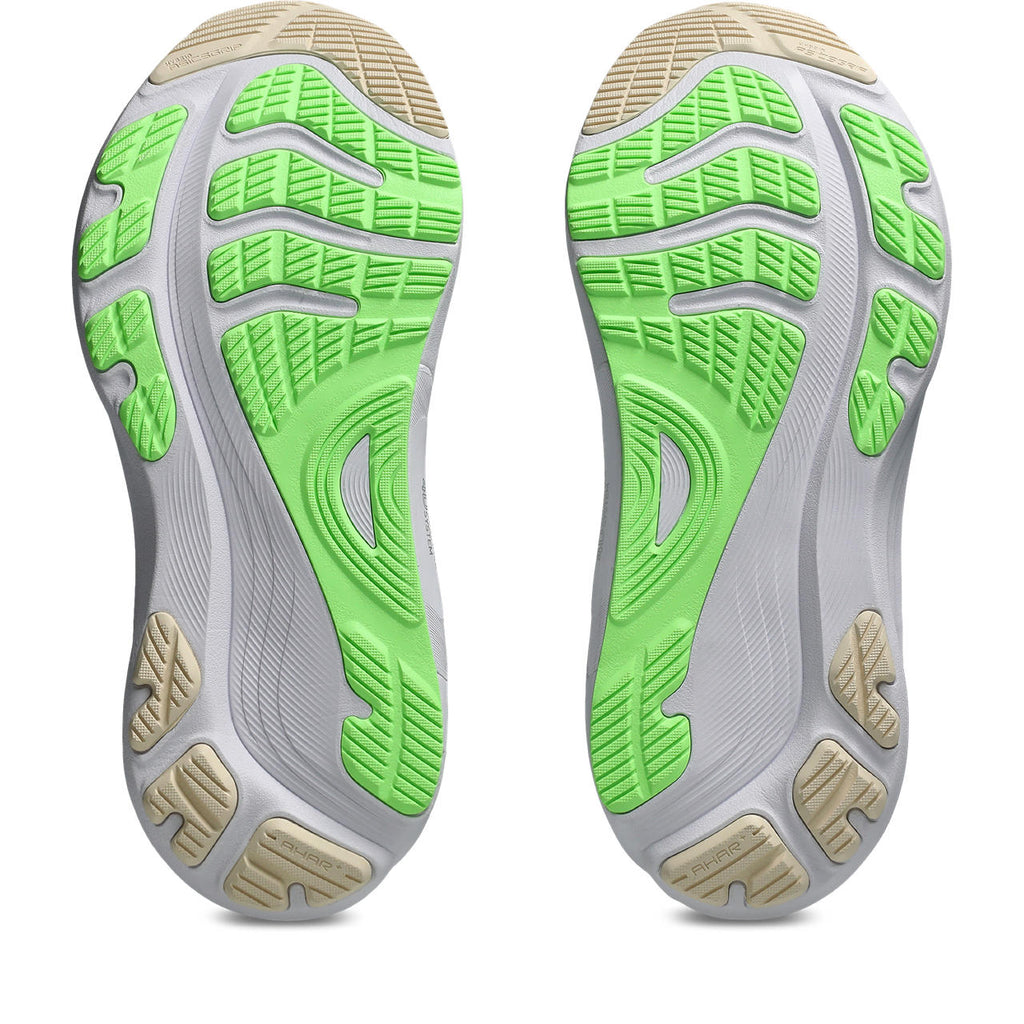 Asics  shoes  neutral running shoes mens  sneakers Gel-Kayano 31 White / Neon Green