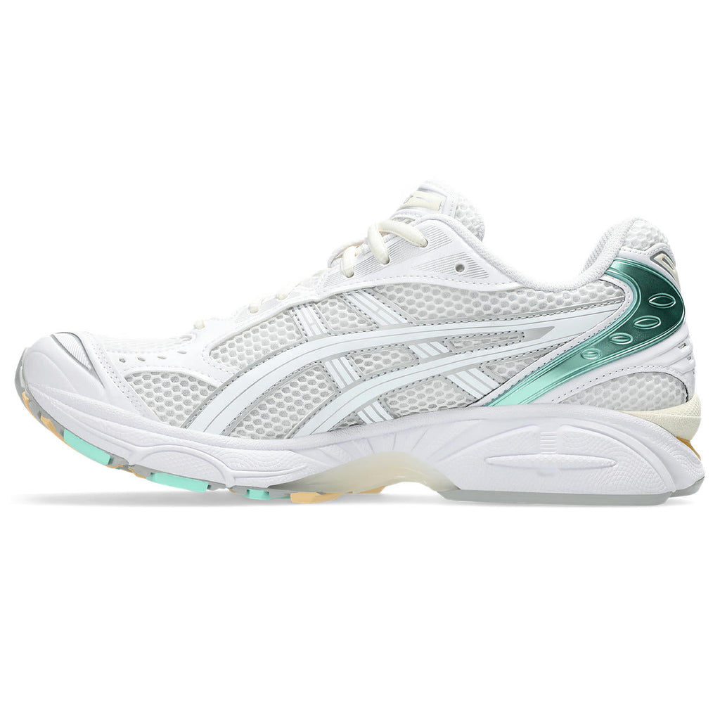 Asics  shoes  neutral running shoes mens  sneakers Gel-Kayano 14 White / Metallic Teal
