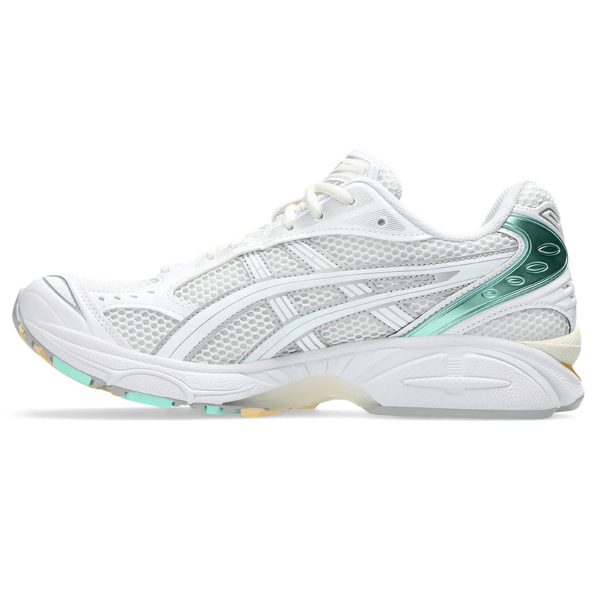 Asics  shoes  neutral running shoes mens  sneakers Gel-Kayano 14 White / Metallic Teal