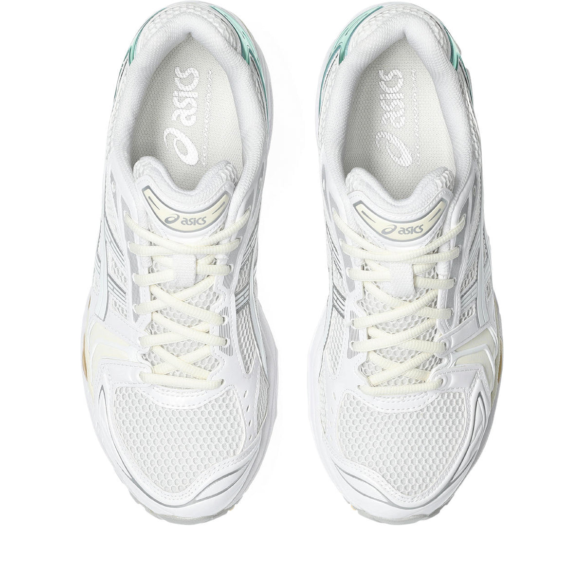Asics  shoes  neutral running shoes mens  sneakers Gel-Kayano 14 White / Metallic Teal