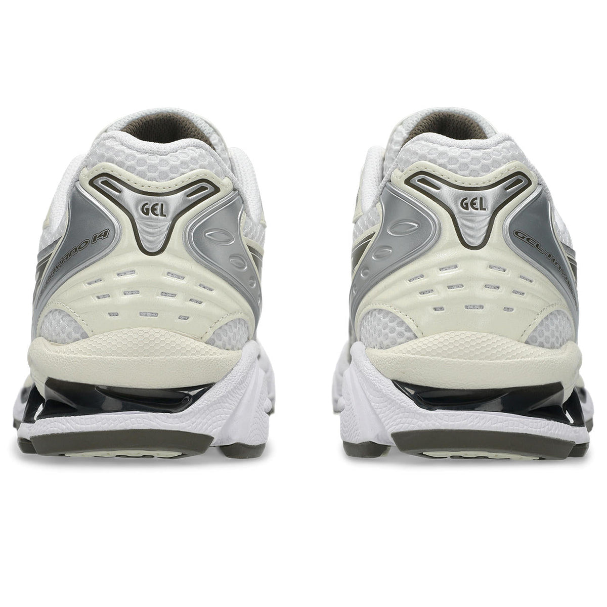 Asics  shoes  neutral running shoes mens  sneakers Gel-Kayano 14 White / Olive / Metallic Silver