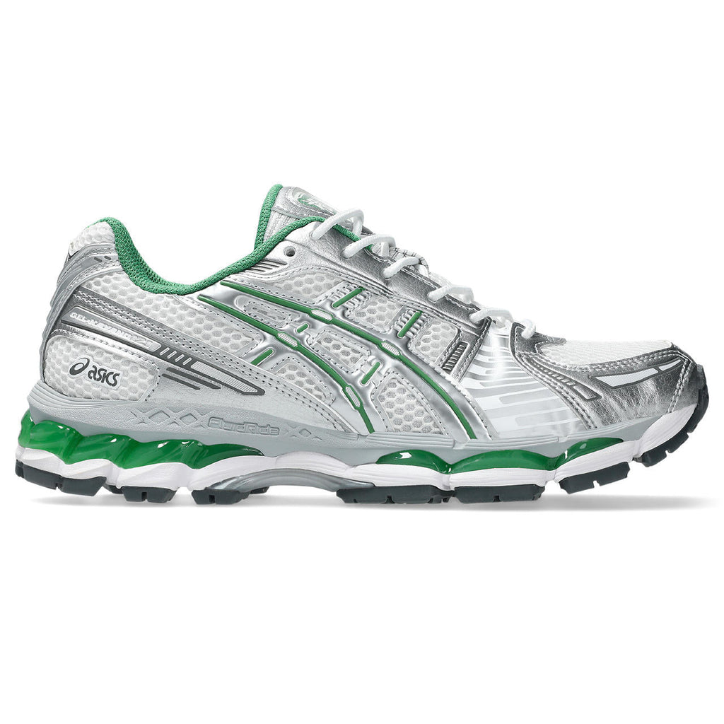 Asics  shoes  neutral running shoes mens  sneakers Gel-Nimbus Silver / White / Green
