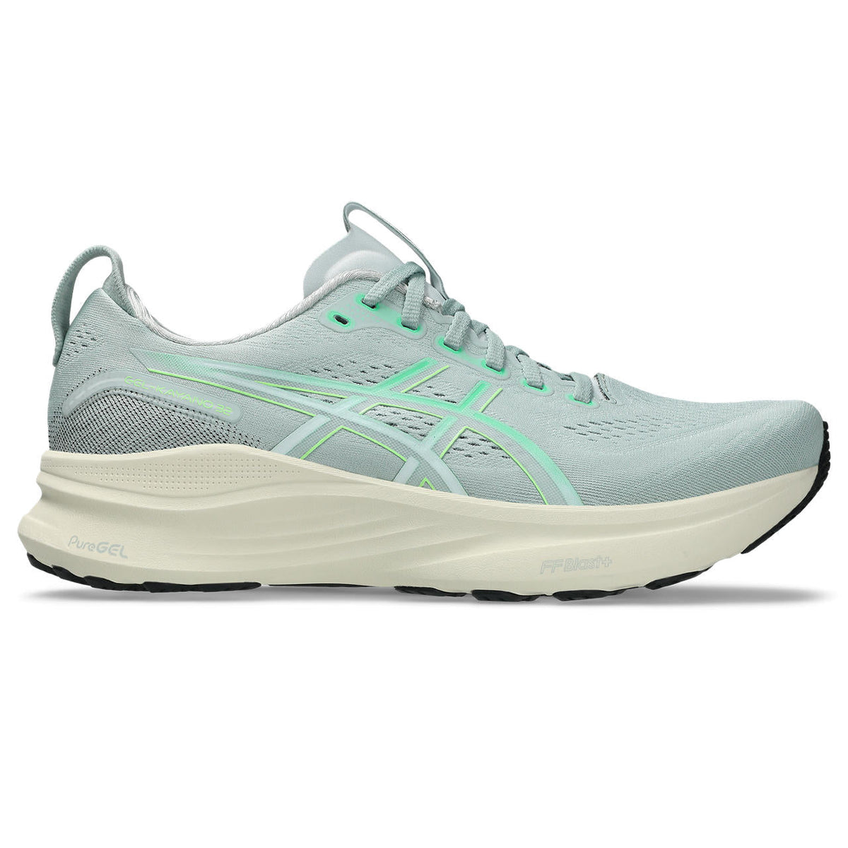 Asics  shoes  neutral running shoes mens  sneakers Gel-Kayano 32 Light Sage / Neon Green