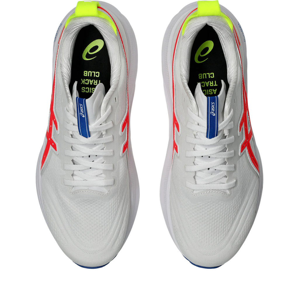 Asics  shoes  neutral running shoes mens  sneakers Gel-Kayano 32 White / Red / Neon Yellow
