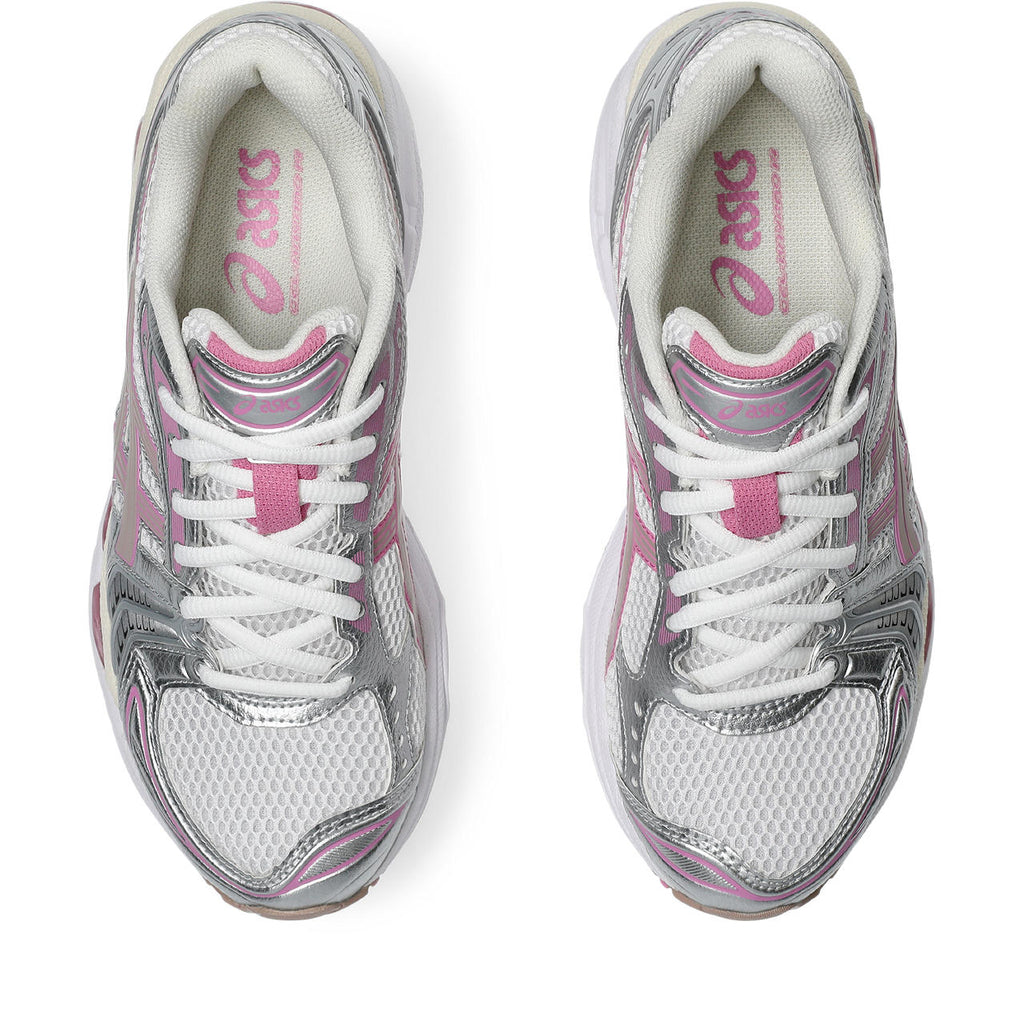 Asics  shoes  neutral running shoes mens  sneakers Gel-Nimbus 9 White / Silver / Pink