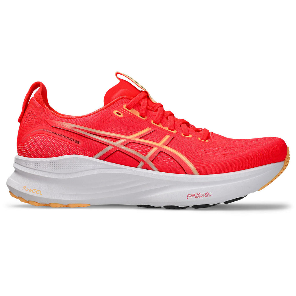 Asics  shoes  neutral running shoes mens  sneakers Gel-Kayano 32 Red / Gold / White