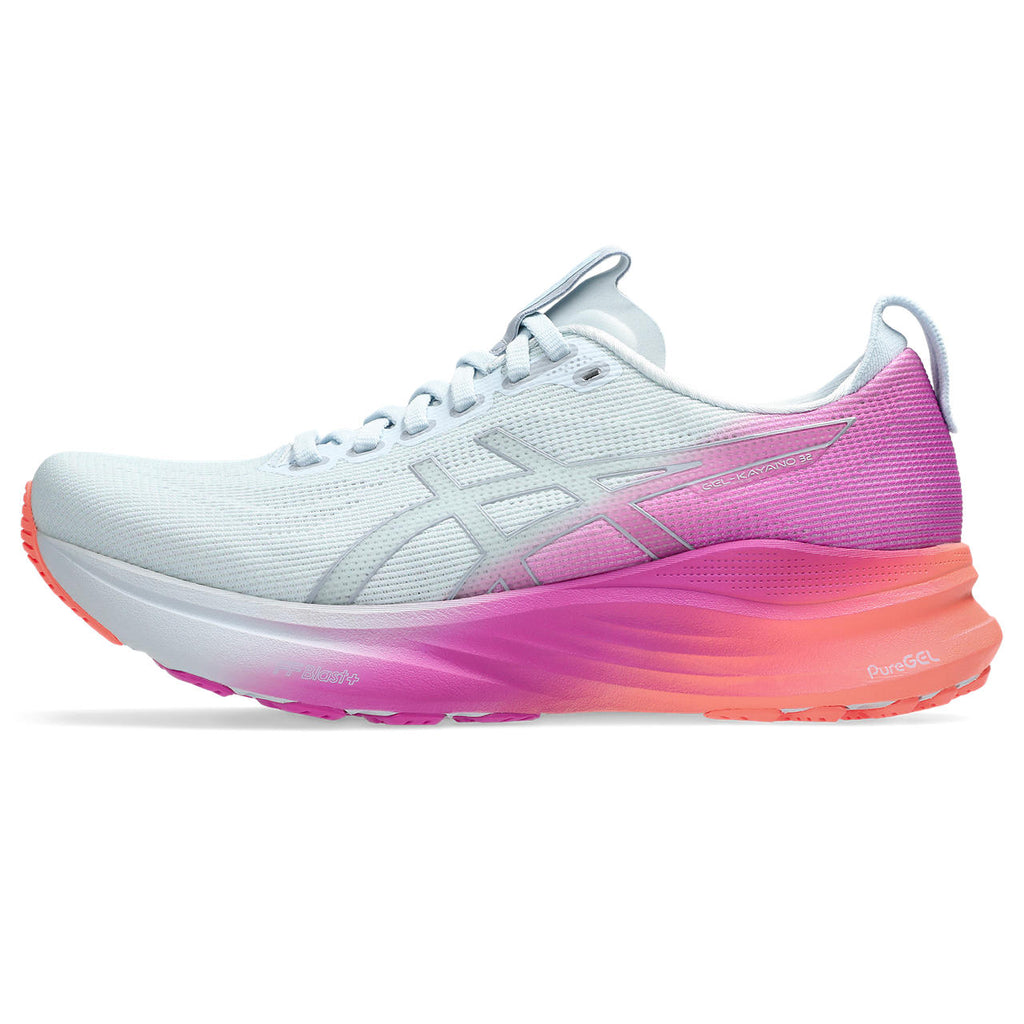 Asics  shoes  neutral running shoes mens  sneakers Gel-Kayano 32 Light Blue / Pink / Orange Gradient