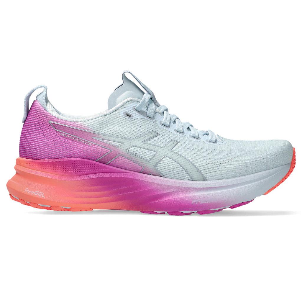 Asics  shoes  neutral running shoes mens  sneakers Gel-Kayano 32 Light Blue / Pink / Orange Gradient